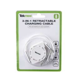 D1017 | CABLE 3IN1 RETRACTABLE